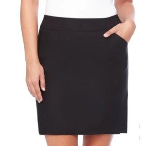 S.C. & Co. Skort New Women's Tummy Control (Black, X-Large)